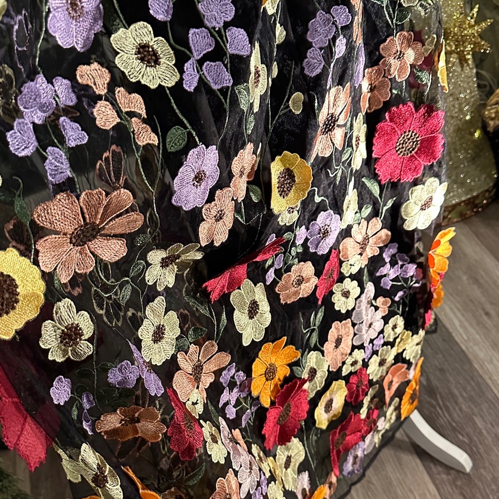 Floral Black Evening Dress by NY & C - Picture 3 of 12